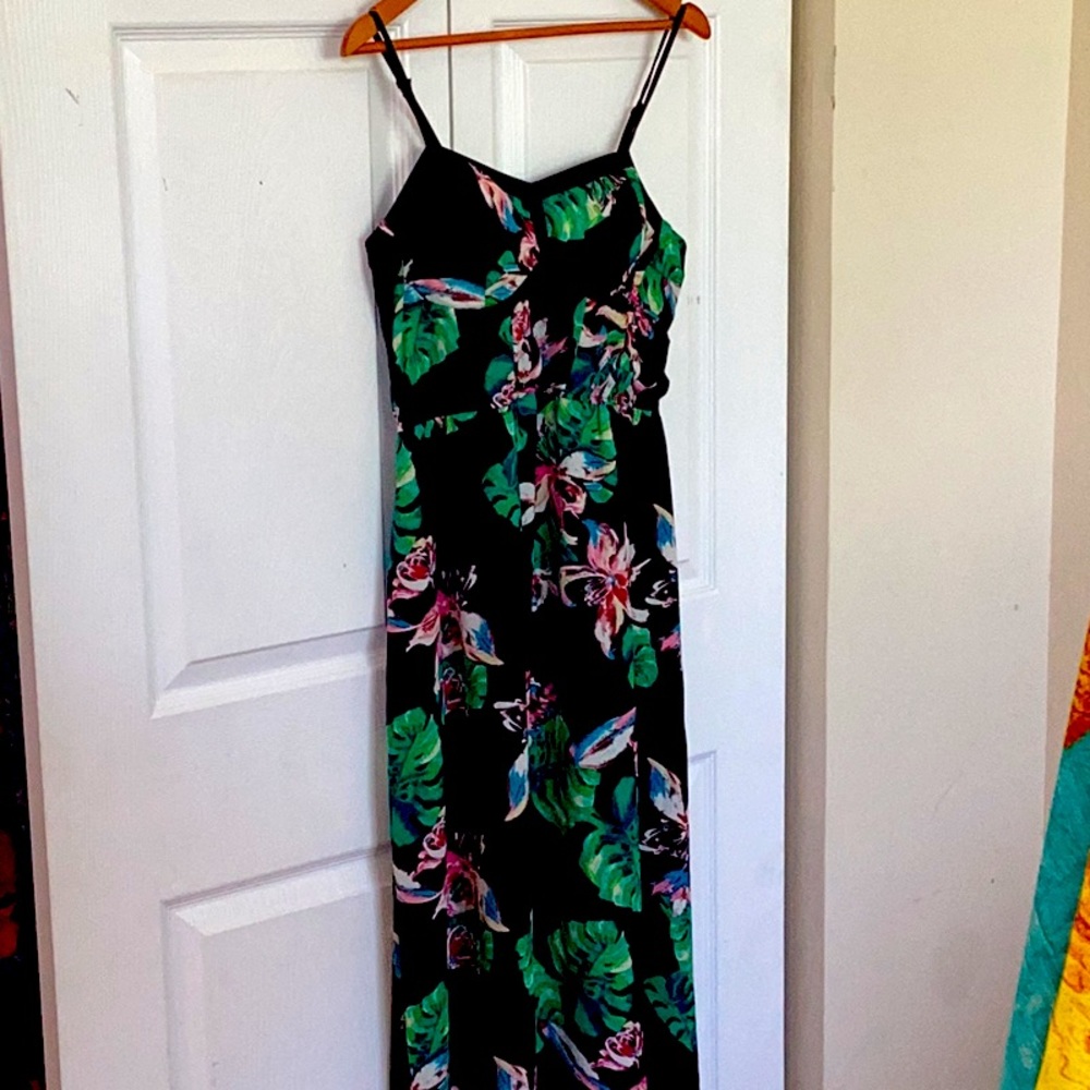 Summer maxi dress with pockets szXL